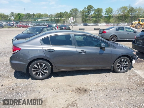 2013 Honda Civic EX with VIN 2HGFB2F86DH523443, listed as a IAAI auction lot 42199685 with 189,804 mi miles and . Bid and sale history available at DreamBid. Image 13.