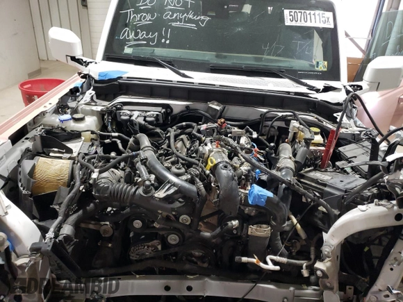 2023 Ford Bronco z VIN 1FMEE5DP3PLB07107, wystawiony jako Copart lot #50701115 z przebiegiem 12 807 mil mil oraz Szkoda całkowita • Salvage title. Historia ofert i sprzedaży dostępna na DreamBid. Obrazek 12.