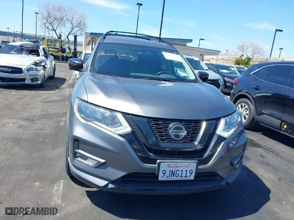 2018 Nissan Rogue SV with VIN 5N1AT2MT6JC748923, listed as a IAAI auction lot 41855047 with 71210 miles. Bid and sale history available at carsss.com. Image 12.