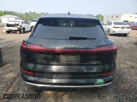 2019 Audi e-tron Prestige with VIN WA1VAAGE8KB008858, listed as a Copart auction lot 56161725 with 123,111 mi miles and Clean title. Bid and sale history available at DreamBid. Image 6.