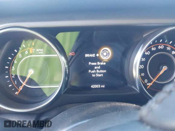 2022 Jeep Wrangler Unlimited Sport S with VIN 1C4HJXDG5NW254016, listed as a IAAI auction lot 42214730 with 42,003 mi miles and . Bid and sale history available at DreamBid. Image 7.