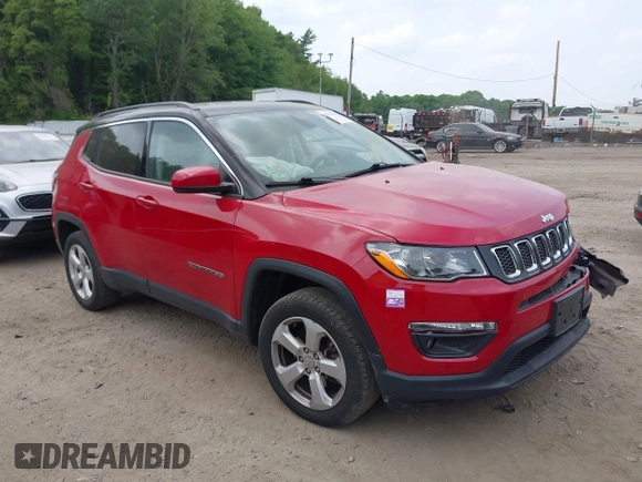 2018 Jeep Compass Latitude с VIN 3C4NJDBBXJT270575, выставлен на аукционе IAAI как лот 42436369 с пробегом 90 311 миль миль и . История ставок и продаж доступна на DreamBid. Изображение 1.
