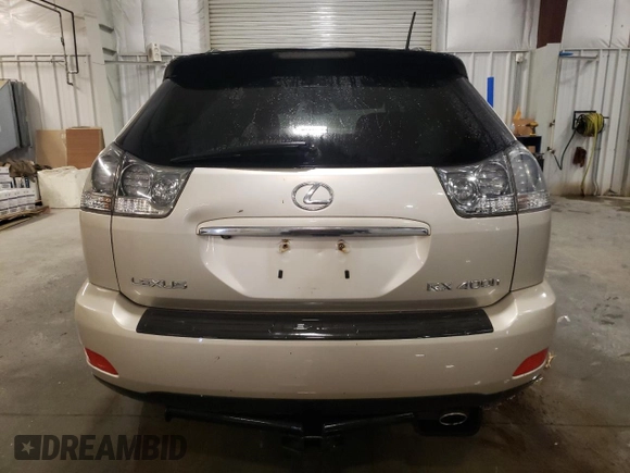 2006 Lexus RX 400h with VIN JTJHW31UX62005642, listed as a Copart auction lot 51365475 with 191,673 mi miles and Salvage Title. Bid and sale history available at DreamBid. Image 6.
