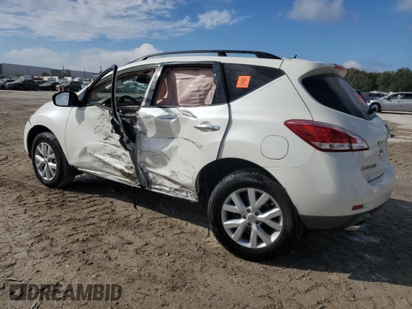 2013 Nissan Murano S with VIN JN8AZ1MU5DW204491, listed as a Copart auction lot 85671304 with 185,035 mi miles and Salvage Title. Bid and sale history available at carsss.com. Image 2.