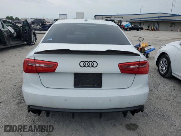 2013 Audi A6 Premium Plus with VIN WAUDFAFC0DN051723, listed as a Copart auction lot 57493605 with 74,881 mi miles and Salvage title. Bid and sale history available at DreamBid. Image 6.