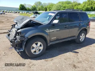 2008 Ford Escape XLT with VIN 1FMCU03148KE81176, listed as a Copart auction lot 57052385 with 125,078 mi miles and Clean title. Bid and sale history available at DreamBid. Image 1.