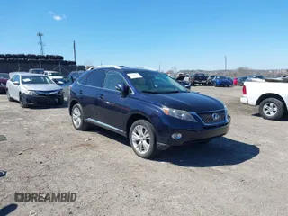 2010 Lexus RX 450h with VIN JTJBC1BA6A2009915, listed as a IAAI auction lot 41903210 with 190,013 mi miles and . Bid and sale history available at carsss.com. Image 1.