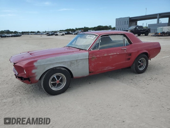 1967 Ford Mustang z VIN 7T01C150011, wystawiony jako Copart lot #60396915 z przebiegiem 69 476 mil mil oraz Czysty tytuł • Clean title. Historia ofert i sprzedaży dostępna na DreamBid. Obrazek 1.