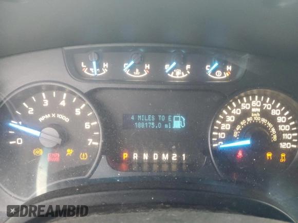 2014 Ford F-150 XL with VIN 1FTEX1EM8EFC11812, listed as a Copart auction lot 46977385 with 188,175 mi miles and Clean Title. Bid and sale history available at carsss.com. Image 9.