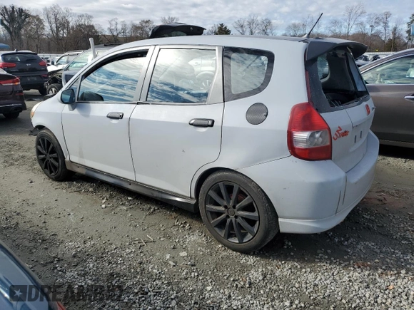 2008 Honda Fit with VIN JHMGD37468S034620, listed as a Copart auction lot 85888154 with 384,228 mi miles and Salvage Title. Bid and sale history available at carsss.com. Image 2.