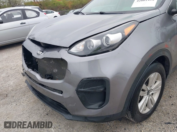 2017 Kia Sportage LX with VIN KNDPM3AC4H7231189, listed as a IAAI auction lot 42001412 with 83,550 mi miles. Bid and sale history available at carsss.com. Image 17.