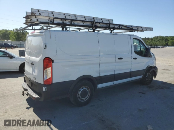 2019 Ford Transit with VIN 1FTYE1ZM9KKB79355, listed as a Copart auction lot 53444935 with 152,738 mi miles and Salvage Title. Bid and sale history available at carsss.com. Image 3.