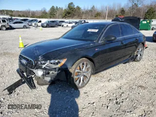 2012 Audi A6 3.0T Prestige with VIN WAUHGAFC9CN133186, listed as a Copart auction lot 41847535 with 163,576 mi miles and Clean Title. Bid and sale history available at carsss.com. Image 1.