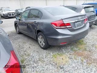 2015 Honda Civic Sedan LX with VIN 19XFB2E50FE078346, listed as a IAAI auction lot 41906523 with 68,013 mi miles. Bid and sale history available at carsss.com. Image 3.