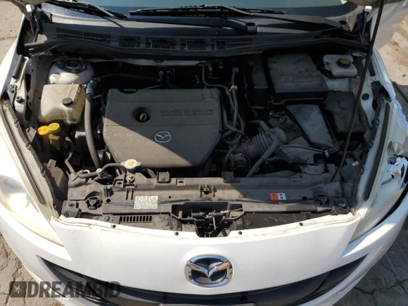 2012 Mazda 5 Sport with VIN JM1CW2BL0C0101364, listed as a Copart auction lot 65223384 with 136,981 mi miles and Salvage Title. Bid and sale history available at DreamBid. Image 11.