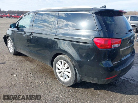 2017 Kia Sedona EX with VIN KNDMC5C18H6260441, listed as a IAAI auction lot 41797159 with 77,309 mi miles. Bid and sale history available at carsss.com. Image 3.