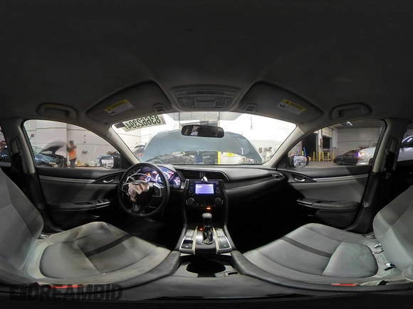 2017 Honda Civic LX with VIN 19XFC2F55HE219300, listed as a Copart auction lot 83662394 with 172,697 mi miles and Salvage Title. Bid and sale history available at DreamBid. Image 14.