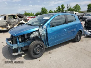 2022 Mitsubishi Mirage ES with VIN ML32AUHJ3NH007580, listed as a Copart auction lot 57311975 with 90,672 mi miles and Salvage title. Bid and sale history available at DreamBid. Image 1.