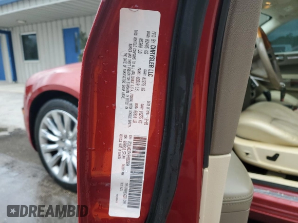 2009 Chrysler 300 with VIN 2C3LA63T49H582894, listed as a Copart auction lot 46656165 with 86,614 mi miles and Salvage Title. Bid and sale history available at carsss.com. Image 12.