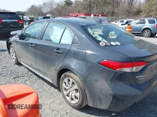 2023 Toyota Corolla LE with VIN 5YFB4MDE4PP079179, listed as a IAAI auction lot 41794330 with 60,410 mi miles. Bid and sale history available at carsss.com. Image 3.