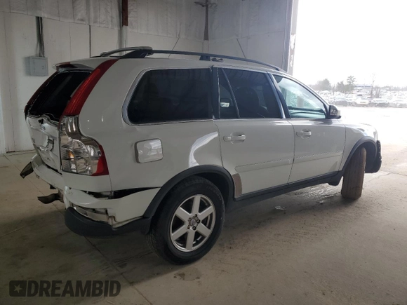 2008 Volvo XC90 I6 with VIN YV4CY982881419507, listed as a Copart auction lot 46617315 with 0 mi miles and Salvage Title. Bid and sale history available at carsss.com. Image 3.