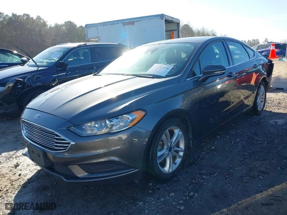 2018 Ford Fusion SE with VIN 3FA6P0HD1JR198091, listed as a IAAI auction lot 41407174 with 80,593 mi miles. Bid and sale history available at carsss.com. Image 2.