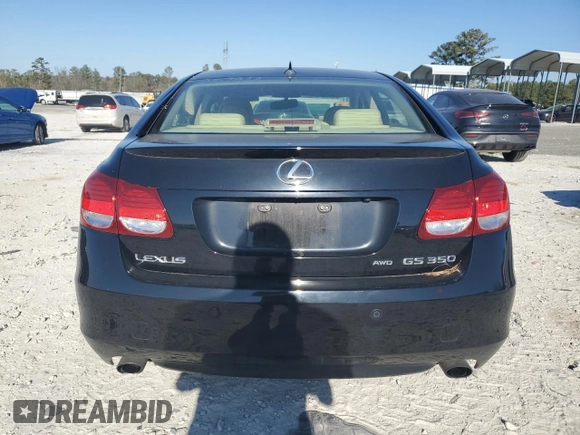 2010 Lexus GS 350 with VIN JTHCE1KS6A0026802, listed as a Copart auction lot 47419435 with 144,708 mi miles and Salvage Title. Bid and sale history available at DreamBid. Image 6.