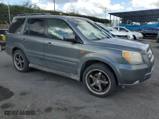 2007 Honda Pilot EX-L with VIN 5FNYF28657B022349, listed as a Copart auction lot 48085065 with 202,599 mi miles and Clean Title. Bid and sale history available at carsss.com. Image 4.