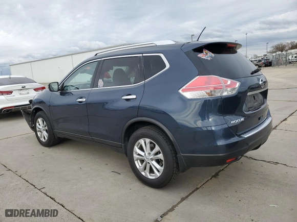 2016 Nissan Rogue SV with VIN KNMAT2MT9GP624375, listed as a Copart auction lot 43766965 with 101,654 mi miles and Salvage Title. Bid and sale history available at carsss.com. Image 2.