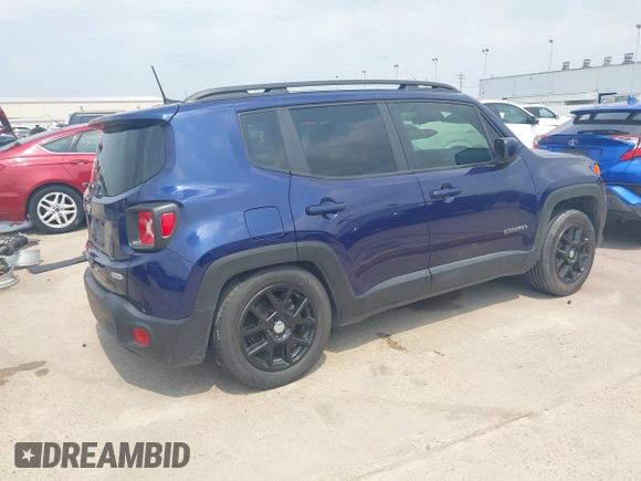 2020 Jeep Renegade Latitude with VIN ZACNJABB0LPL01306, listed as a IAAI auction lot 39506567 with 92,748 mi miles and . Bid and sale history available at DreamBid. Image 4.