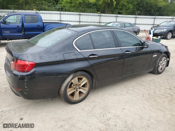 2012 BMW 5 Series 528i with VIN WBAXG5C5XCDW85651, listed as a Copart auction lot 69330964 with 0 mi miles and Clean Title. Bid and sale history available at carsss.com. Image 3.