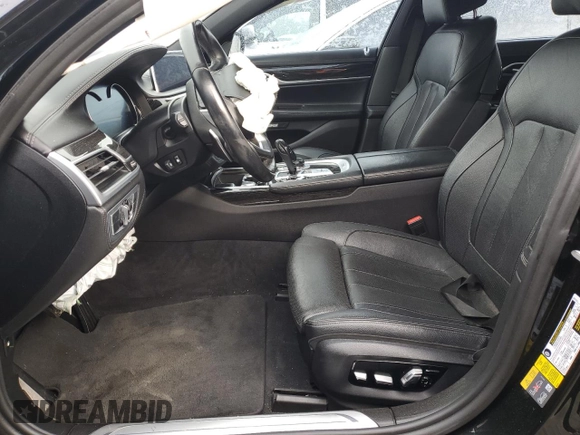 2018 BMW 7 Series 740e xDrive iPerformance with VIN WBA7J2C53JG938305, listed as a Copart auction lot 87412354 with 0 mi miles and Salvage Title. Bid and sale history available at carsss.com. Image 7.