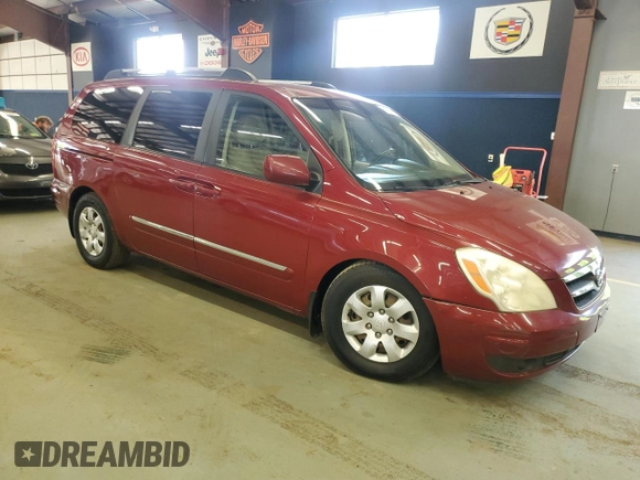 2008 Hyundai Entourage GLS z VIN KNDMC233386055139, wystawiony jako Copart lot #58584185 z przebiegiem 186 303 mil mil oraz Czysty tytuł • Clean title. Historia ofert i sprzedaży dostępna na DreamBid. Obrazek 4.
