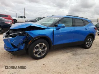 2024 Chevrolet Blazer LT с VIN 3GNKBDR43RS191474, выставлен на аукционе Copart как лот 60072544 с пробегом 2 558 миль миль и Списание • Salvage title. История ставок и продаж доступна на DreamBid. Изображение 1.