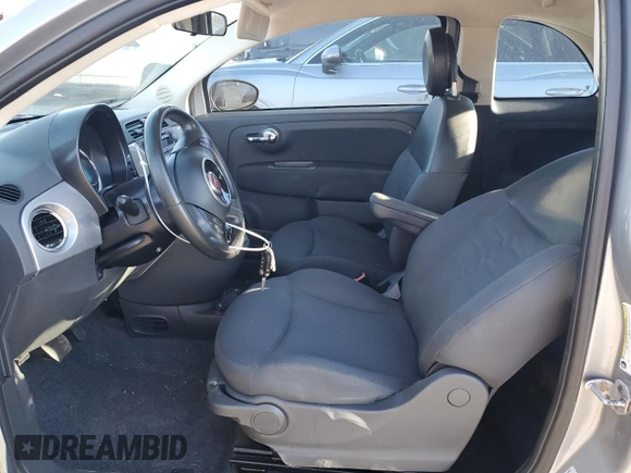 2015 FIAT 500 Pop with VIN 3C3CFFAR5FT549883, listed as a Copart auction lot 42905715 with 109,012 mi miles and Salvage title. Bid and sale history available at DreamBid. Image 7.
