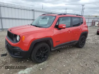 2017 Jeep Renegade Altitude with VIN ZACCJBBB6HPF38132, listed as a Copart auction lot 55042205 with 121,320 mi miles and Non repairable. Bid and sale history available at DreamBid. Image 1.