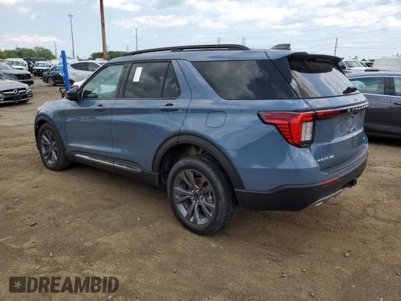 2025 Ford Explorer Active with VIN 1FMUK8DH1SGA07877, listed as a Copart auction lot 60504055 with Not provided miles and Clean title. Bid and sale history available at DreamBid. Image 2.