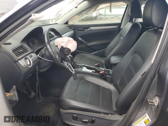 2013 Volkswagen Passat SE with VIN 1VWBP7A38DC146282, listed as a Copart auction lot 56064885 with Not provided miles and Salvage title. Bid and sale history available at DreamBid. Image 7.