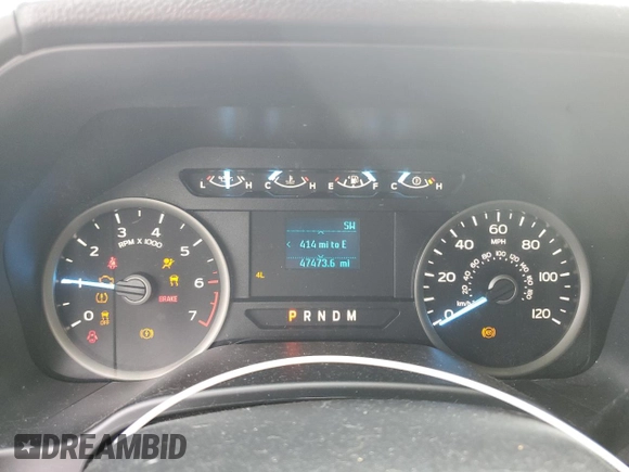 2020 Ford F-150 XL with VIN 1FTEW1E4XLFB96892, listed as a Copart auction lot 59412395 with 47,473 mi miles and Salvage title. Bid and sale history available at DreamBid. Image 9.