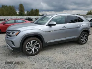 2022 Volkswagen Atlas SEL with VIN 1V2BE2CA3NC203446, listed as a Copart auction lot 70006024 with 28,356 mi miles and Salvage title. Bid and sale history available at DreamBid. Image 1.