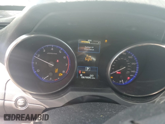 2017 Subaru Outback Limited with VIN 4S4BSANC7H3329411, listed as a Copart auction lot 59046165 with 67,835 mi miles and Salvage title. Bid and sale history available at DreamBid. Image 9.