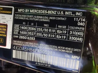 2015 Mercedes-Benz M 350 z VIN 4JGDA5HB4FA505281, wystawiony jako IAAI lot #42140875 z przebiegiem 117 948 mil mil oraz . Historia ofert i sprzedaży dostępna na DreamBid. Obrazek 9.