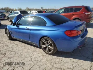 2014 BMW 4 Series 435i with VIN WBA3T3C57EJ876494, listed as a Copart auction lot 80781524 with 49,541 mi miles and Salvage title. Bid and sale history available at DreamBid. Image 2.