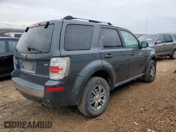 2009 Mercury Mariner Premier with VIN 4M2CU97G99KJ00375, listed as a Copart auction lot 80552374 with 160,939 mi miles and Salvage Title. Bid and sale history available at carsss.com. Image 3.