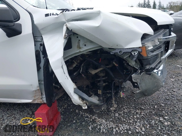 2021 Chevrolet Silverado 1500 LT z VIN 3GCUYDETXMG307908, wystawiony jako IAAI lot #41910530 z przebiegiem Nie podano mil oraz . Historia ofert i sprzedaży dostępna na DreamBid. Obrazek 6.
