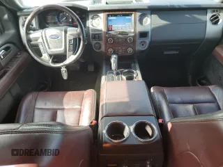 2017 Ford Expedition Platinum with VIN 1FMJU1MT6HEA64718, listed as a Copart auction lot 85048814 with 127,935 mi miles and Salvage title. Bid and sale history available at DreamBid. Image 8.