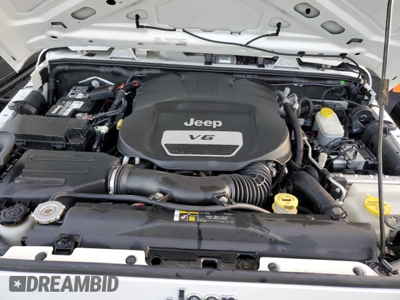 2018 Jeep Wrangler Unlimited Sport with VIN 1C4BJWDG3JL807080, listed as a Copart auction lot 74887824 with 51,559 mi miles and Non Repairable. Bid and sale history available at DreamBid. Image 12.