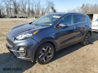 2020 Kia Sportage EX with VIN KNDPNCAC7L7686396, listed as a Copart auction lot 46666415 with 115,476 mi miles and Clean Title. Bid and sale history available at carsss.com. Image 1.