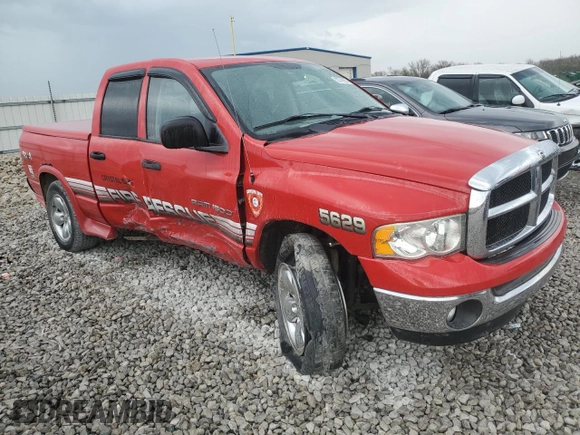 2003 Dodge 1500 ST with VIN 1D7HU18N03S380100, listed as a Copart auction lot 50748255 with Not Provided miles and Salvage Title. Bid and sale history available at DreamBid. Image 4.