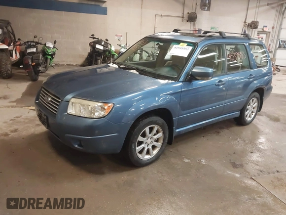 2007 Subaru Forester X w/Premium Pkg with VIN JF1SG65687G716673, listed as a IAAI auction lot 41539553 with 186,870 mi miles. Bid and sale history available at carsss.com. Image 2.